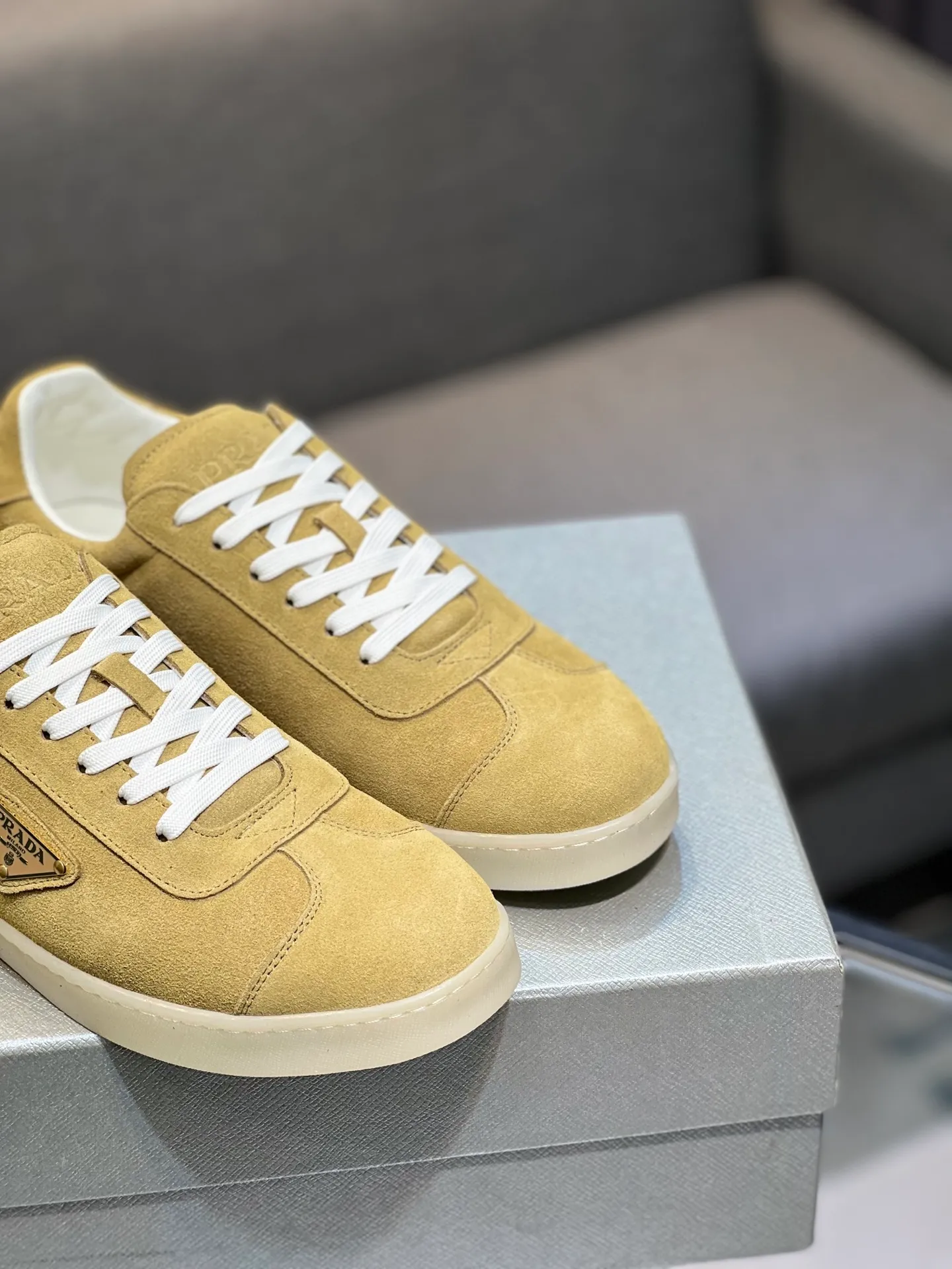 Men's shoes 💰540 [PRADA] Men's shoes are popular in the counter, official website synchronization, 1 high-quality shipment ✔️ Original frosted cowhide + cowhide lining, 1🆚1 replica, original sole, 38-45 (45 customized, non-refundable)